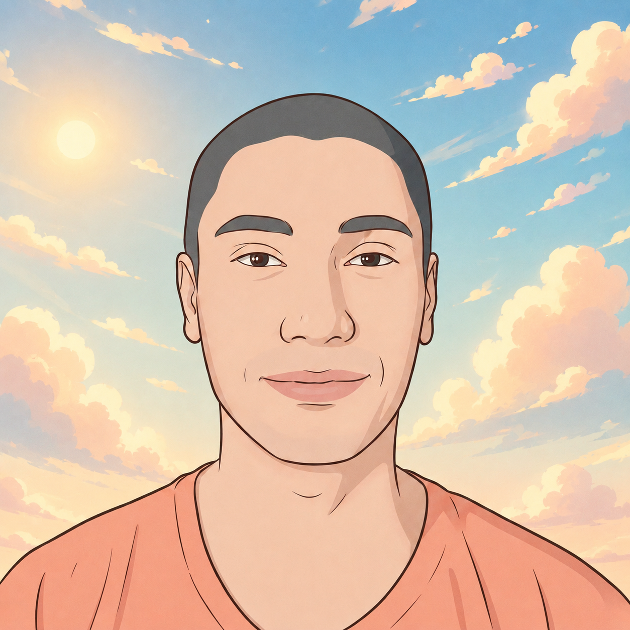 Retrato ilustrado de Mauricio