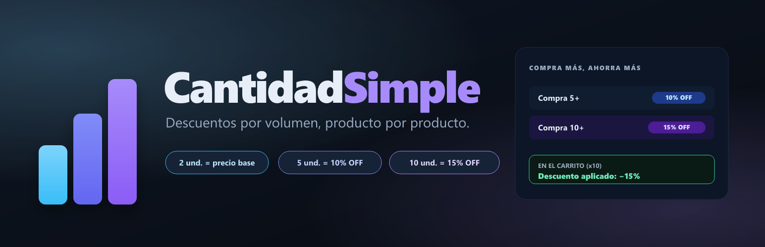 Cantidad Simple para WooCommerce
