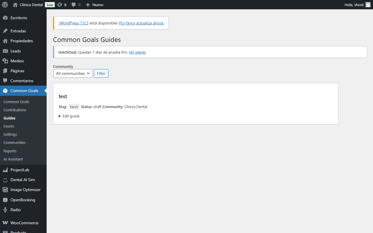 Common Goals — Guides — guías publicadas desde contribuciones.